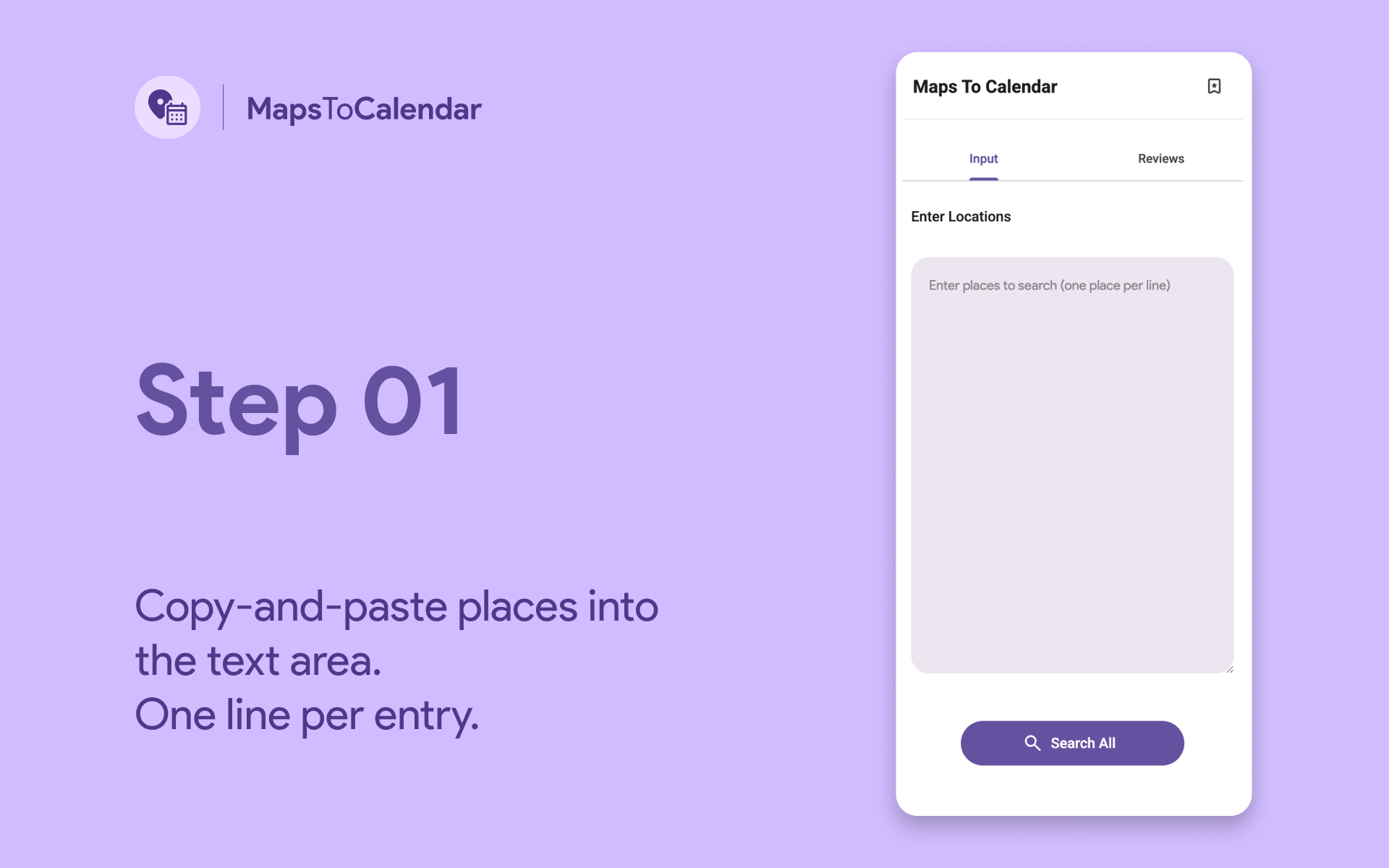 BatchMaps step 1